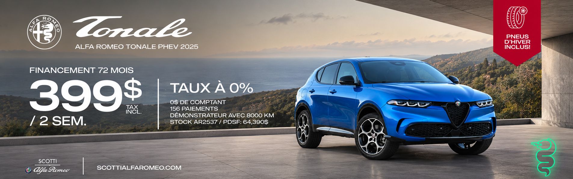 Liquidation Tonale PHEV 2025 - Banniere
