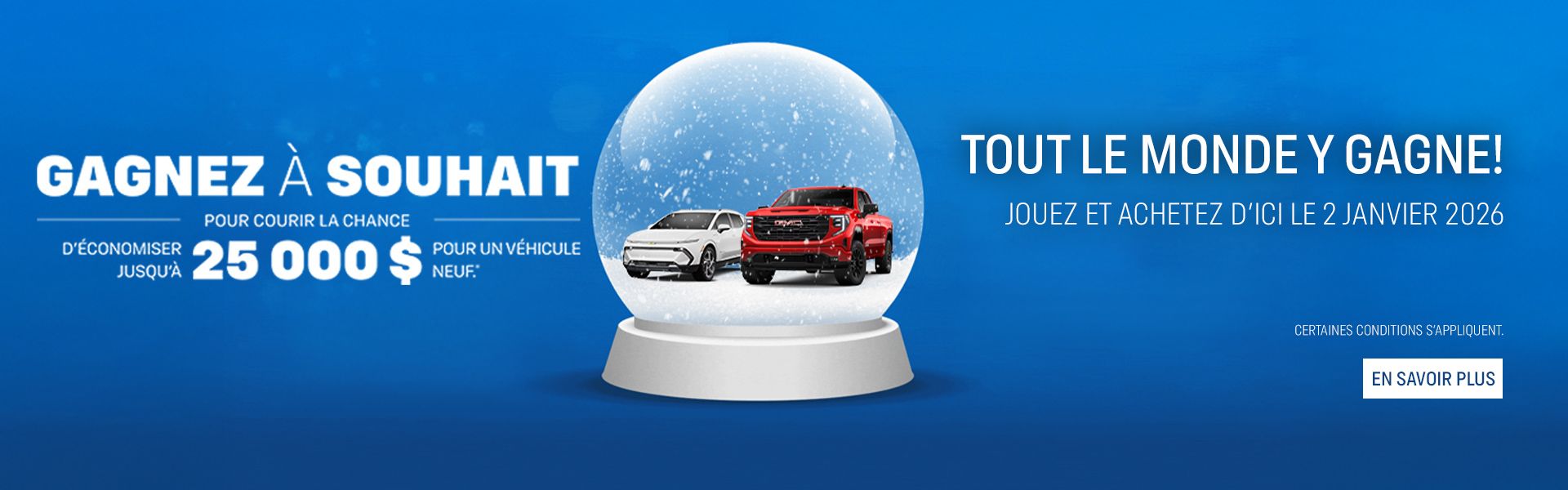 Événement Gagnez à souhait