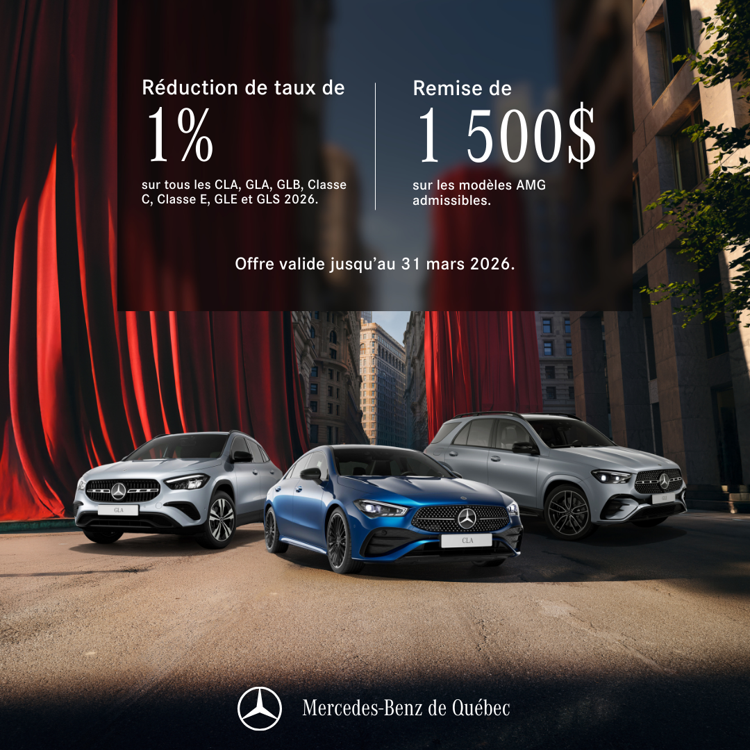 Le Salon de l'Auto s'invite chez Mercedes-Benz de Québec !