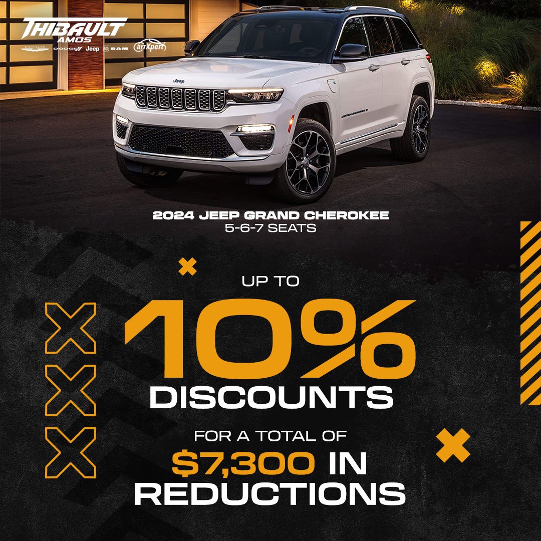 10% Off our Jeep Grand Cherokee 2024 range