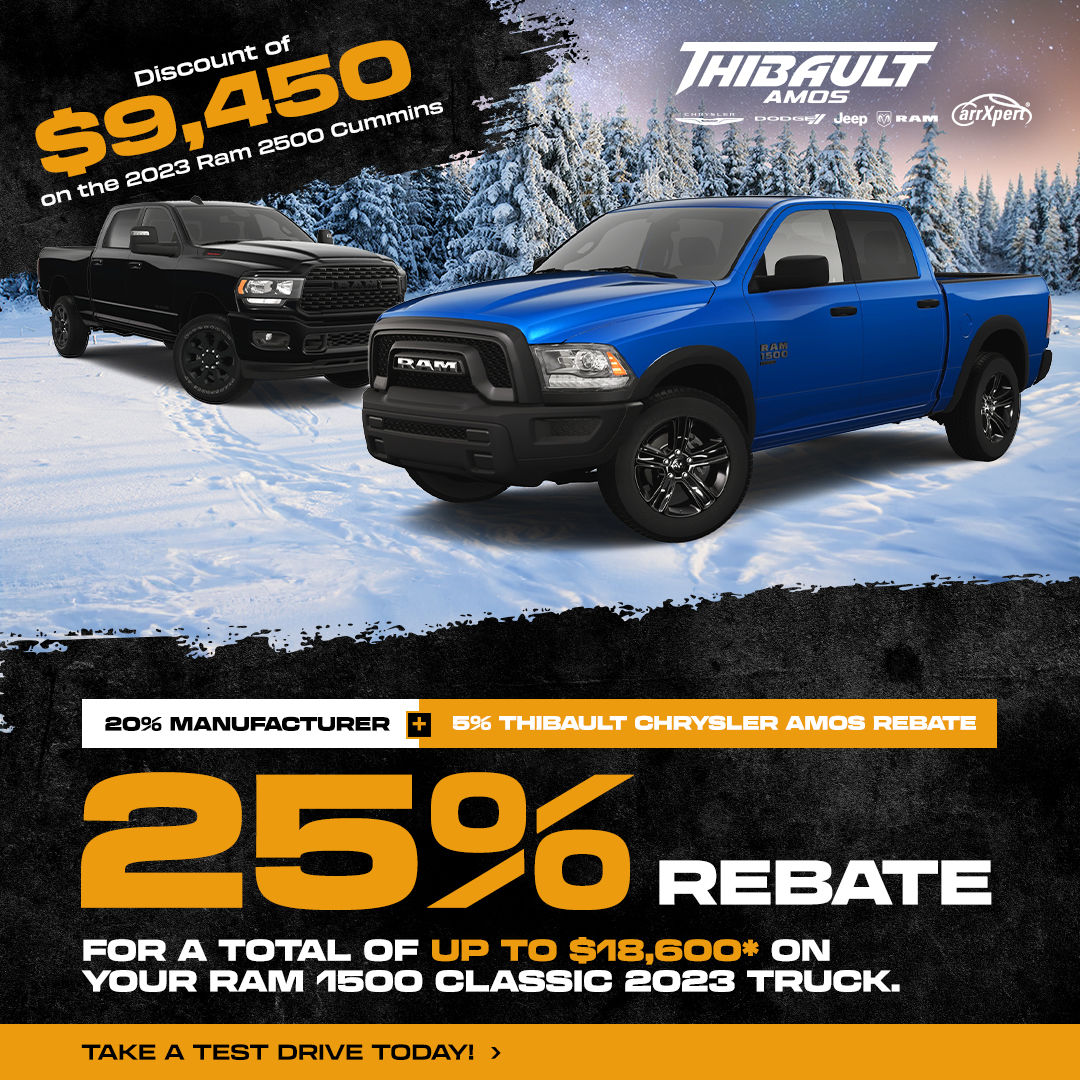 The 25% discount on our Ram 1500 Classic continues!