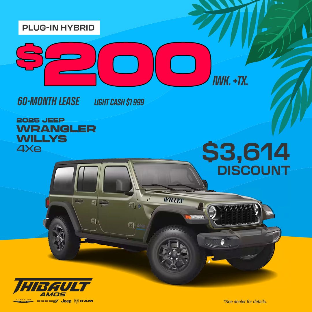 July roars in a Wrangler!