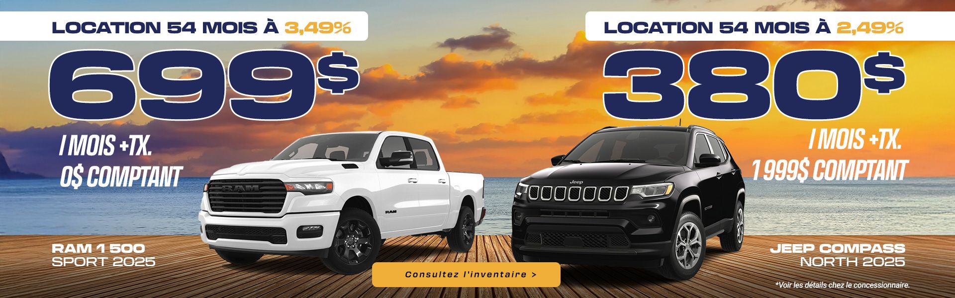 RAM 1500 - Jeep Compass