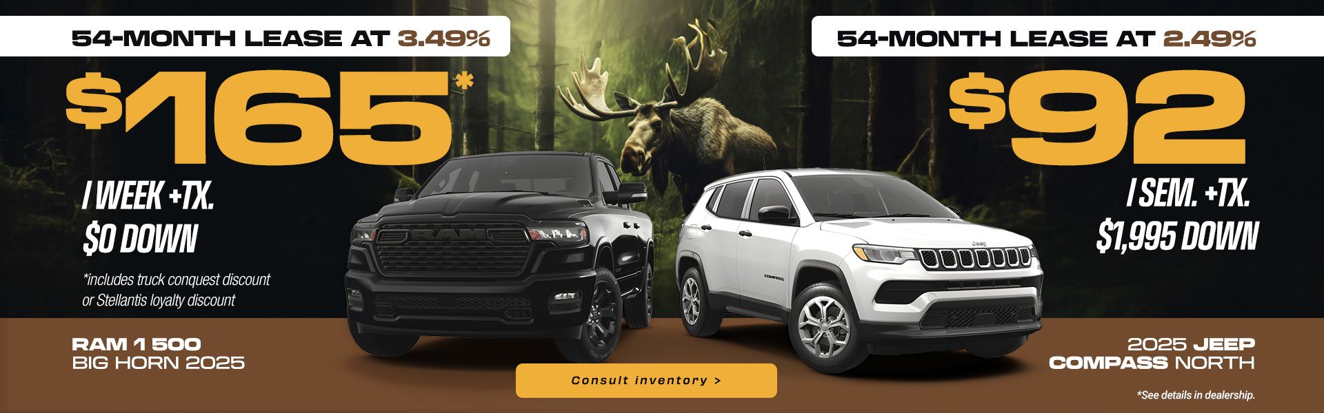 Jeep Compass - RAM 1500