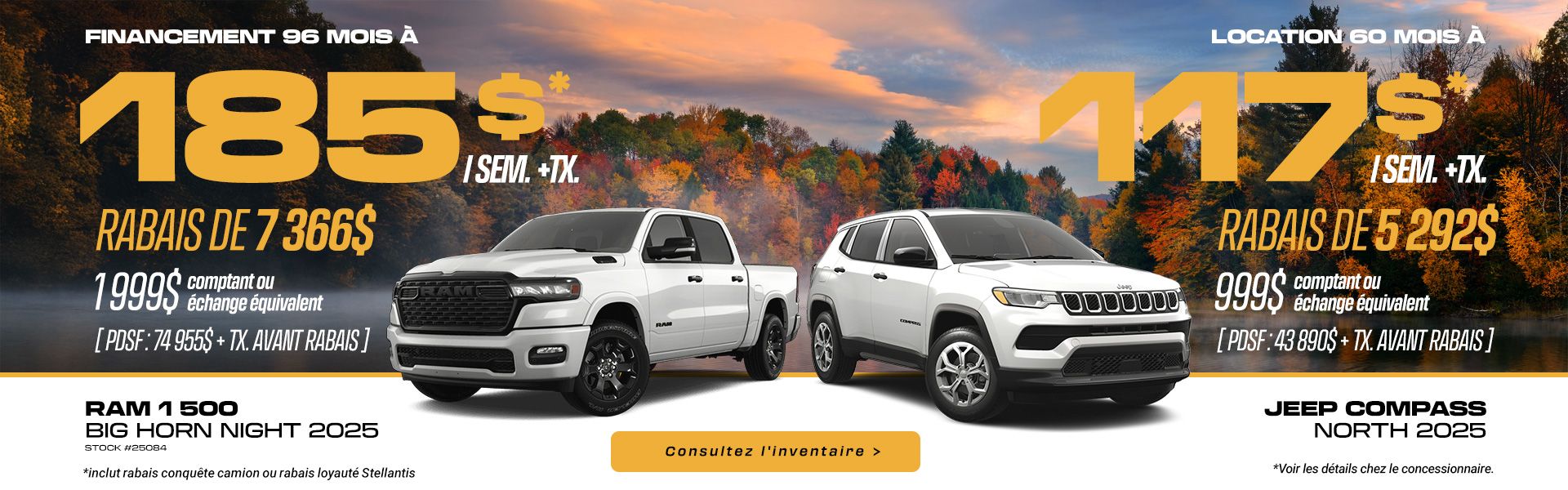 RAM 1500 - Jeep Compass