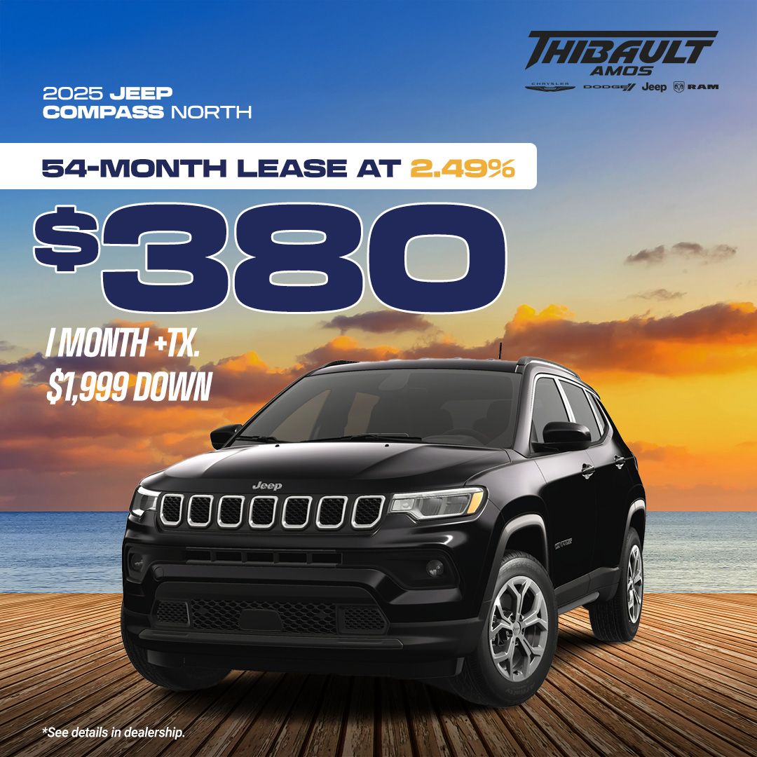 August promotion on the 2025 Jeep compass.