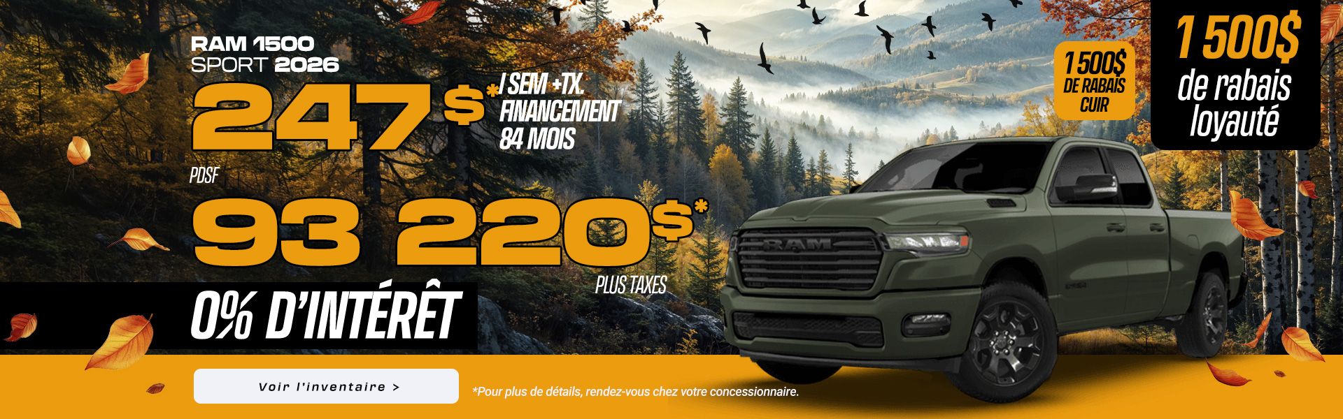RAM 1500 SPORT 2026