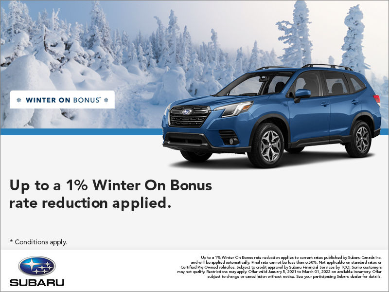 Subaru Winter On event