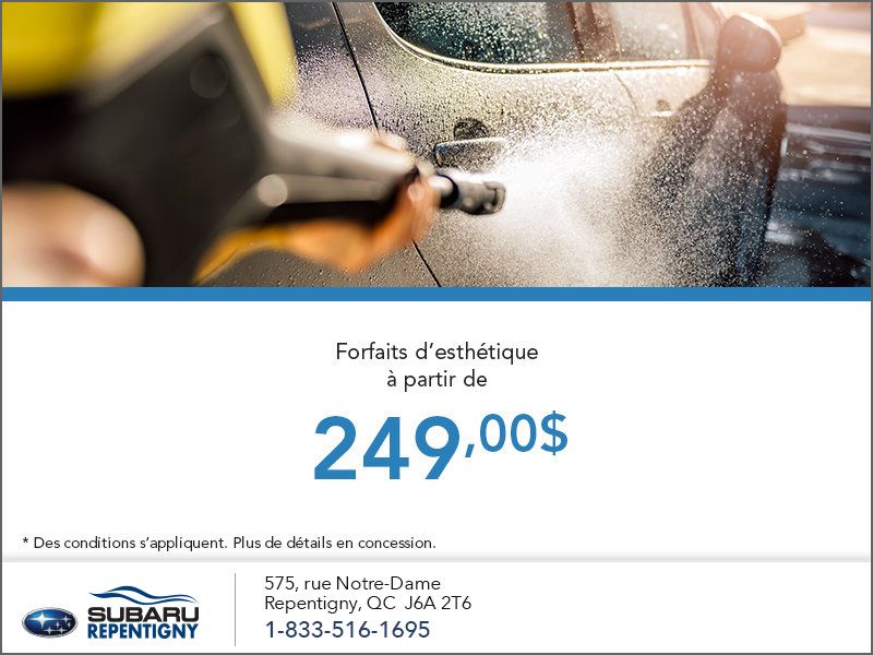 Forfaits d'esthétique