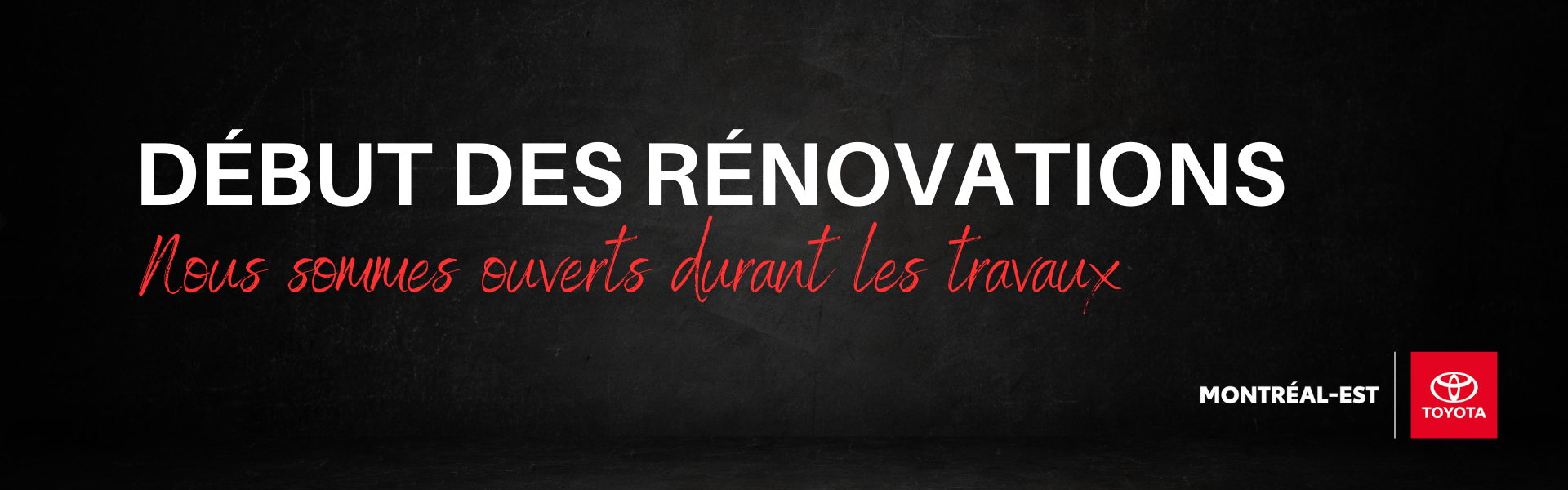 RÉNOVATIONS