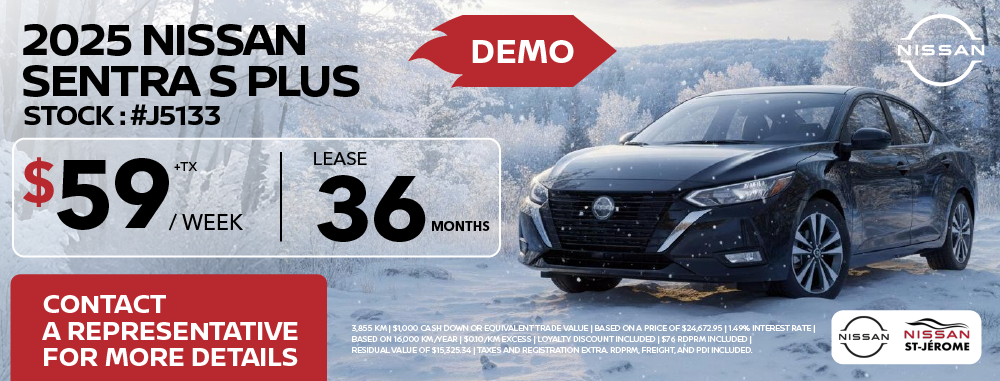 Nissan Sentra S PLUS 2025