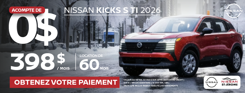 Nissan Kicks S TI 2026