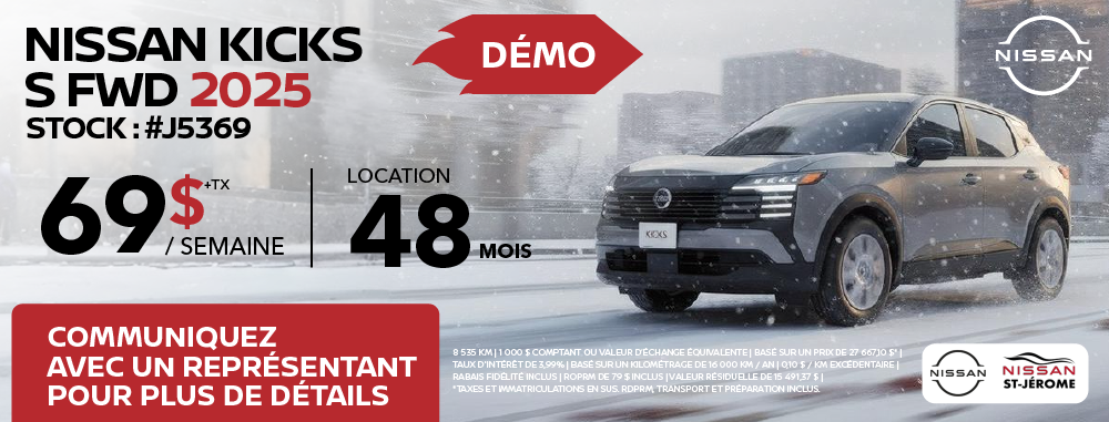 Nissan Kicks S FWD 2025