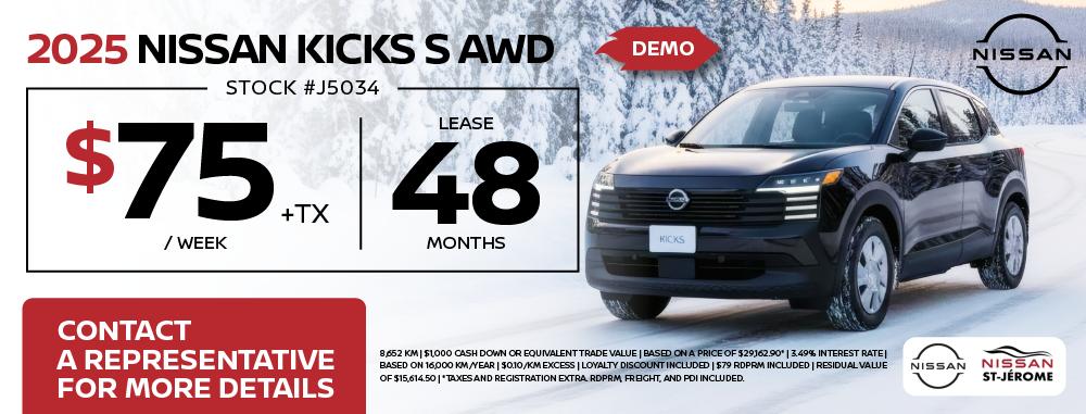 Nissan Kicks S AWD 2025