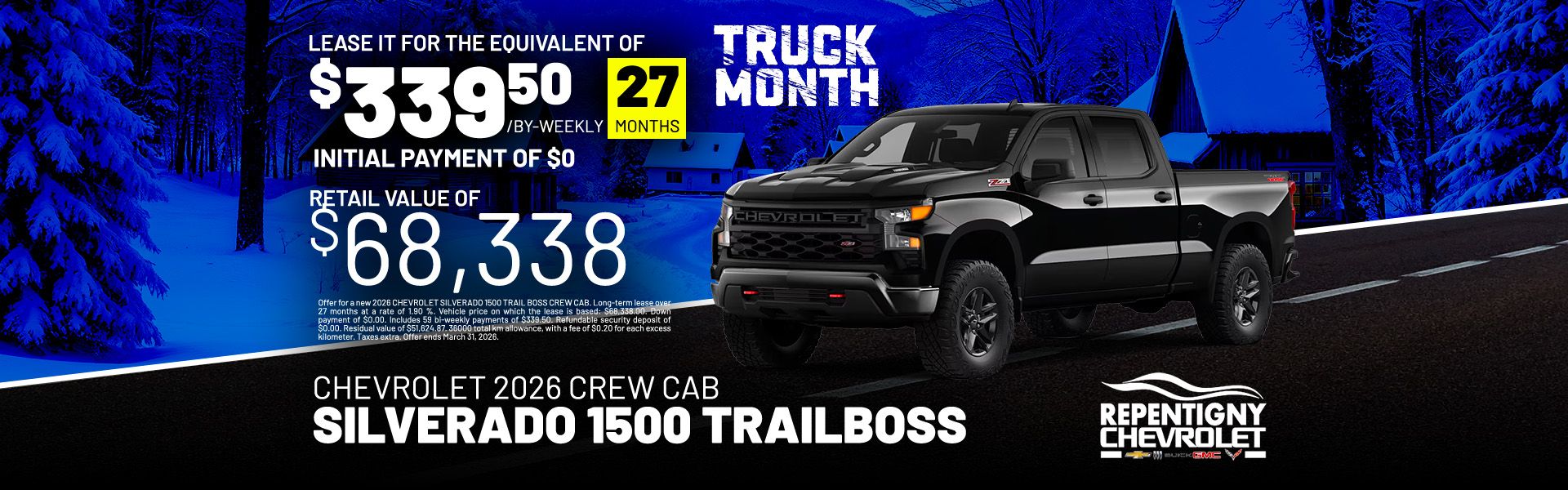 Chevrolet 1500 Silverado Trailboss 2026