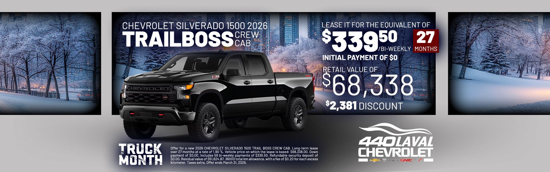 Chevrolet 1500 Silverado Trailboss 2026