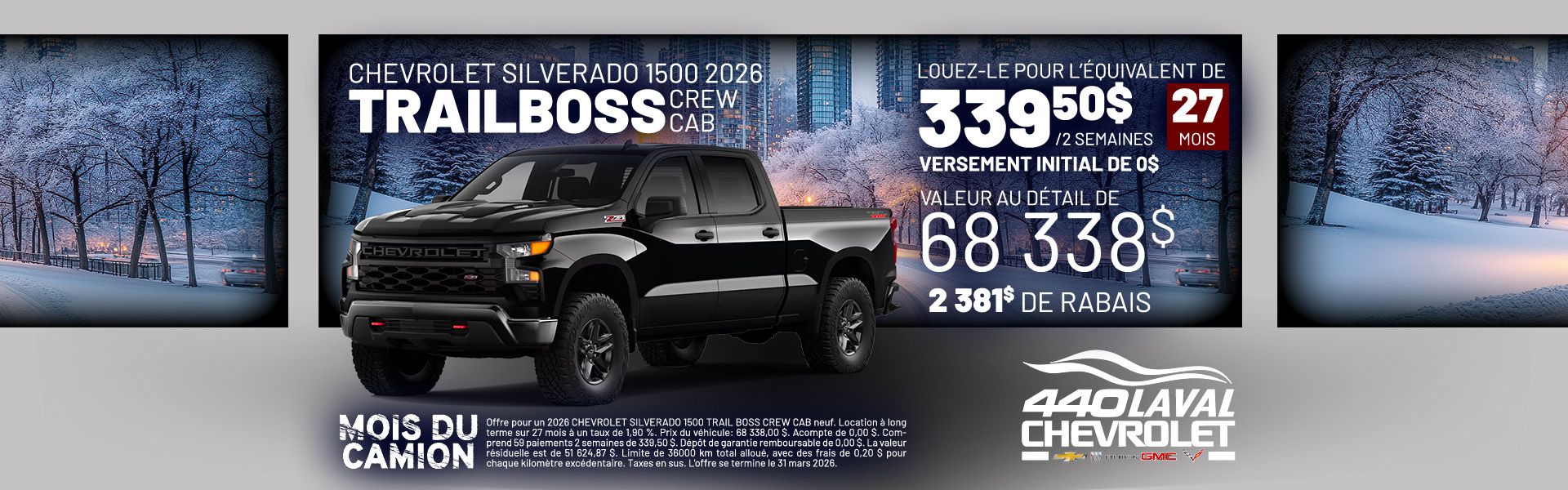 Chevrolet 1500 Silverado Trailboss 2026