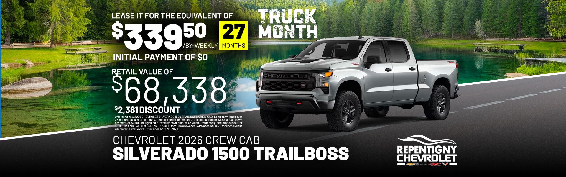 Silverado 1500 Trailboss 2026