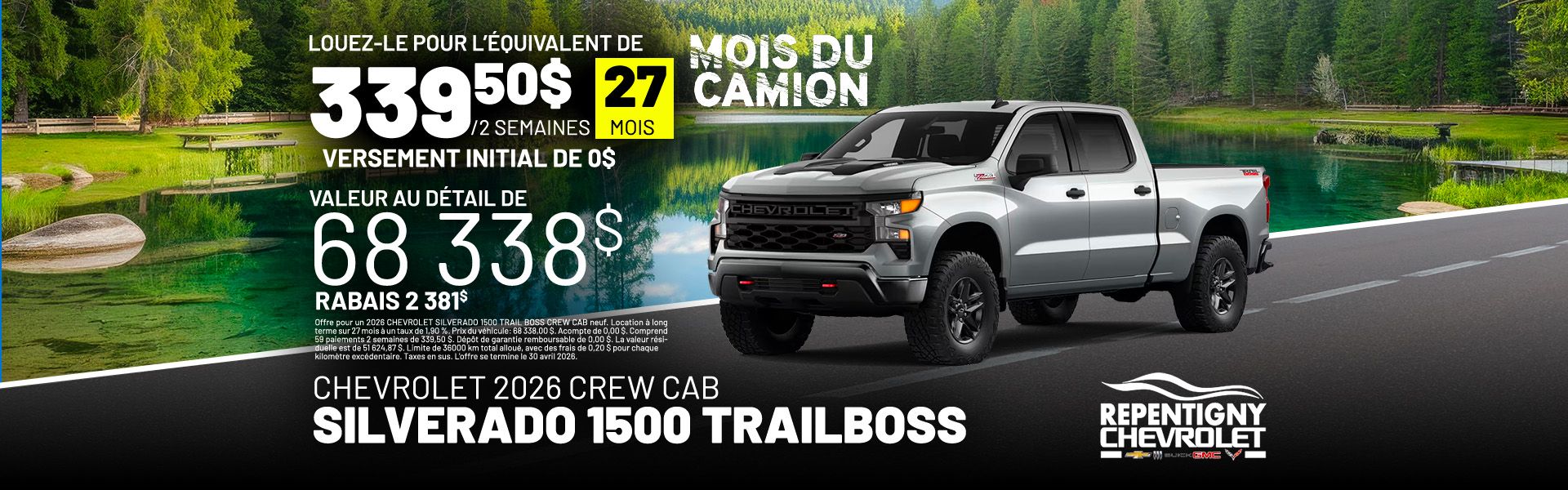 Silverado 1500 Trailboss 2026