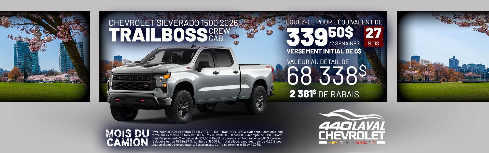 Silverado 1500 Trailboss 2026
