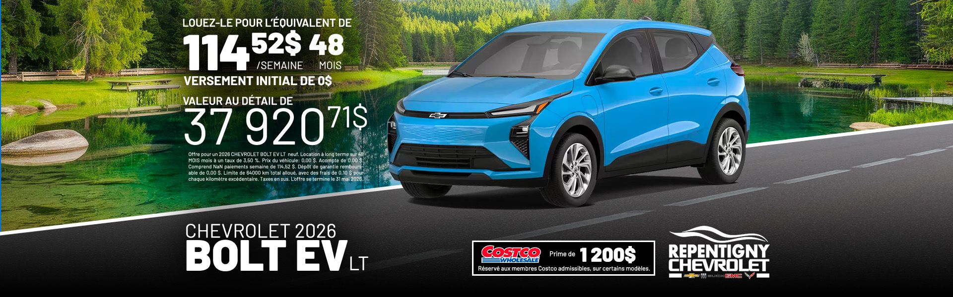 Chevrolet Bolt EV LT 2026