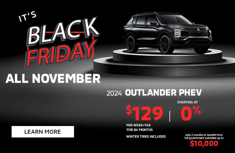 Black Friday - Outlander PHEV