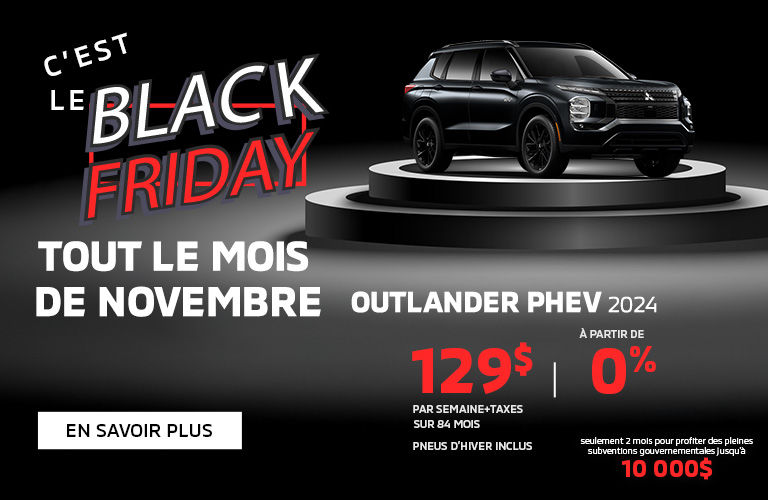 Black Friday - Outlander PHEV