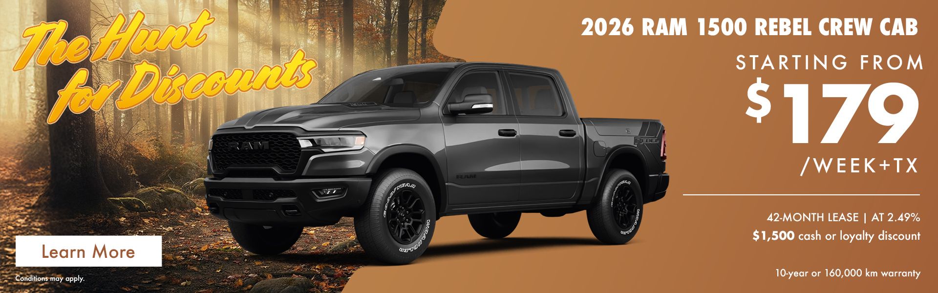 2026 RAM 1500 Rebel Crew cab