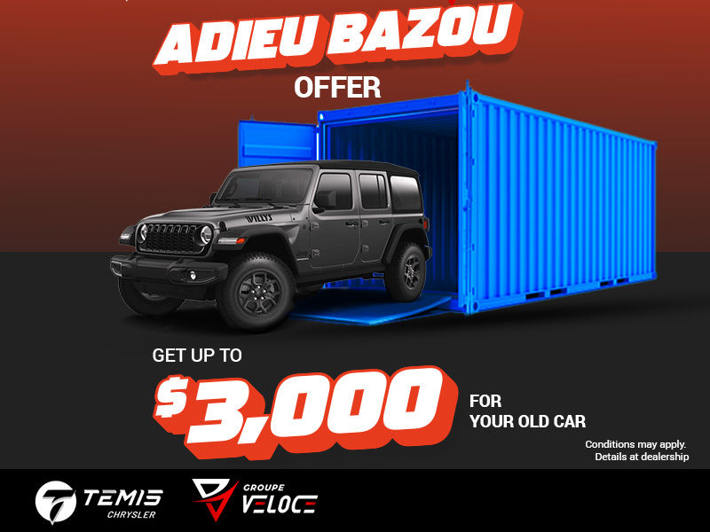 Adieu Bazou Offer