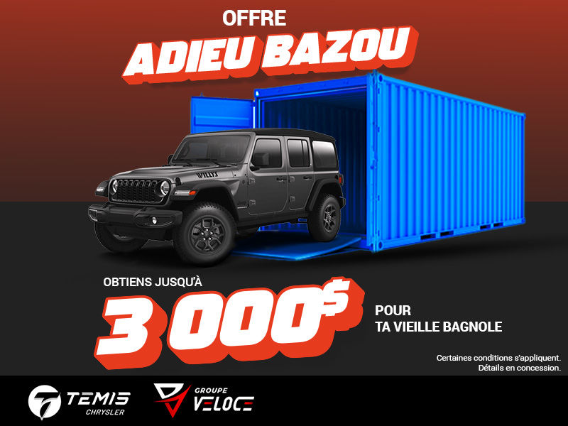 Offre Adieu Bazou