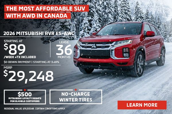 2026  Mitsubishi RVR ES-AWC