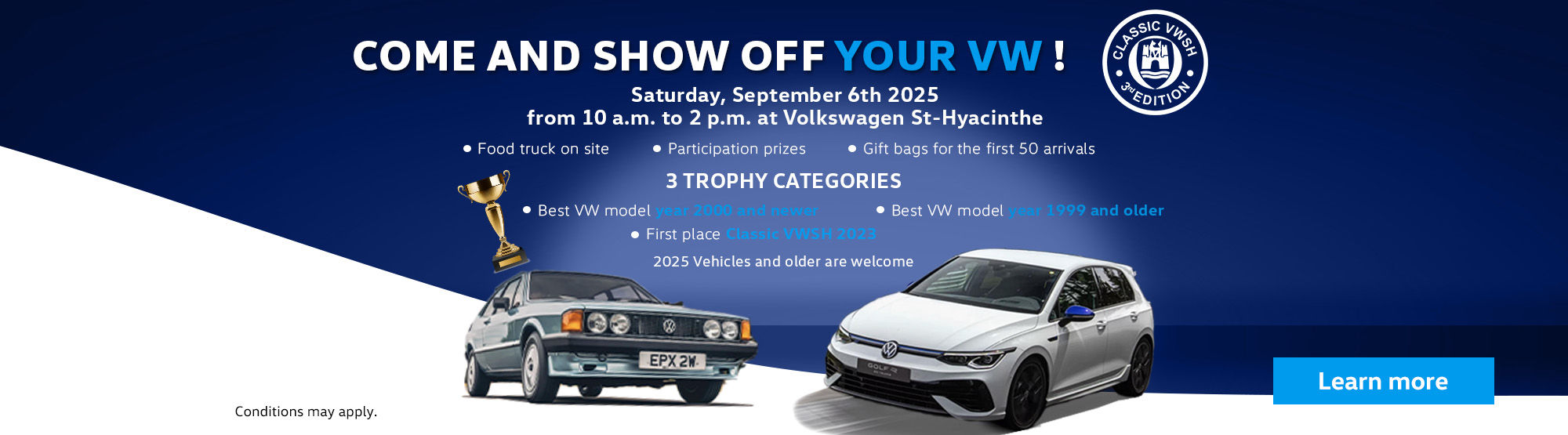 Classic VWSH Event – Show Off Your Volkswagen with Pride!