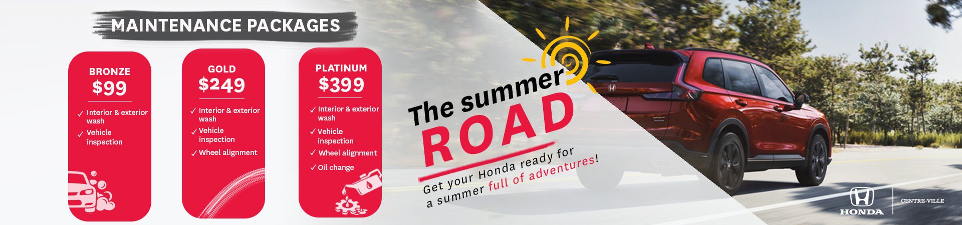 Summer Road Ready – Get Your Honda Ready for Adventure
