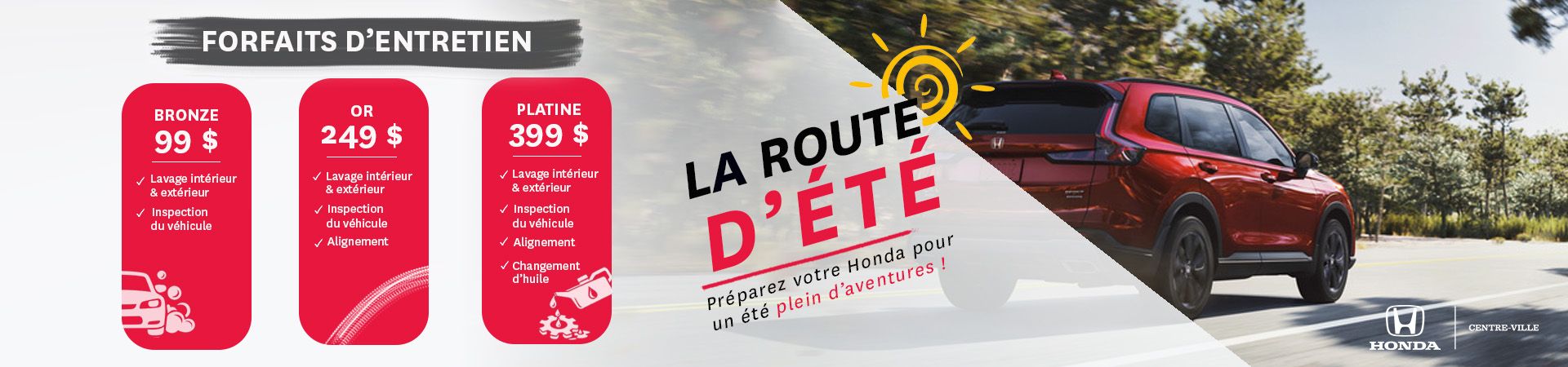 La route d’été – Préparez votre Honda pour la saison des aventure