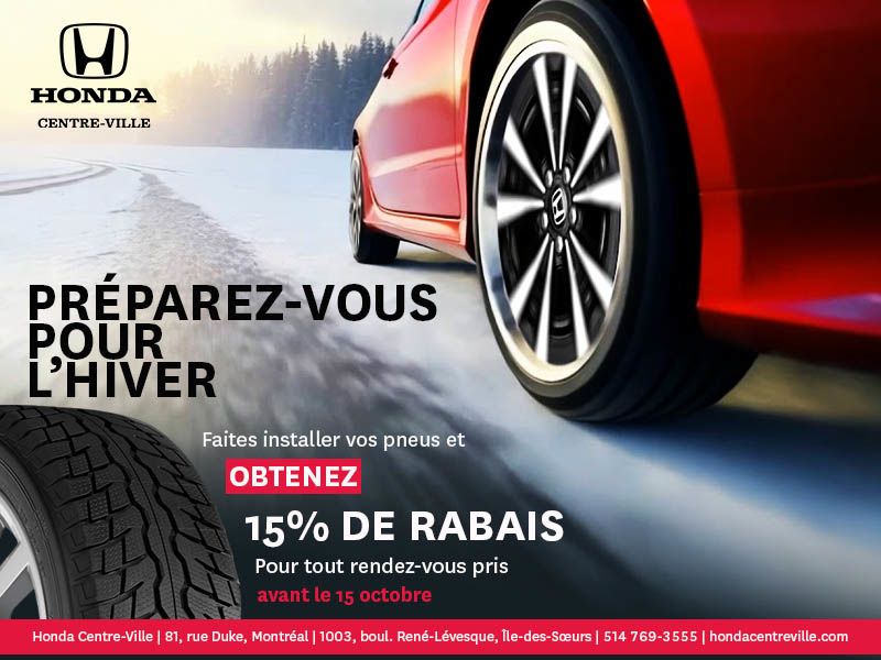 PRÉPAREZ-VOUS POUR L’HIVER