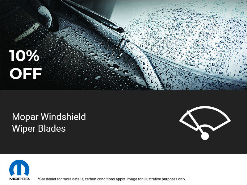 Discount on Windshield Wipers