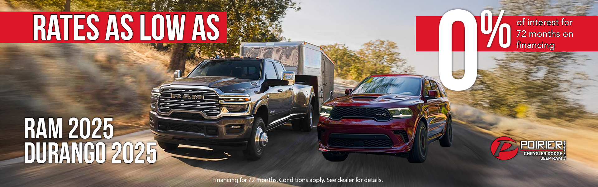 0% on 72 months financing!