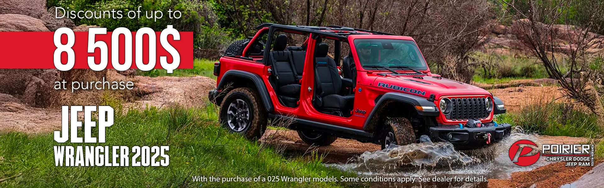 Discount on the wrangler 2025!