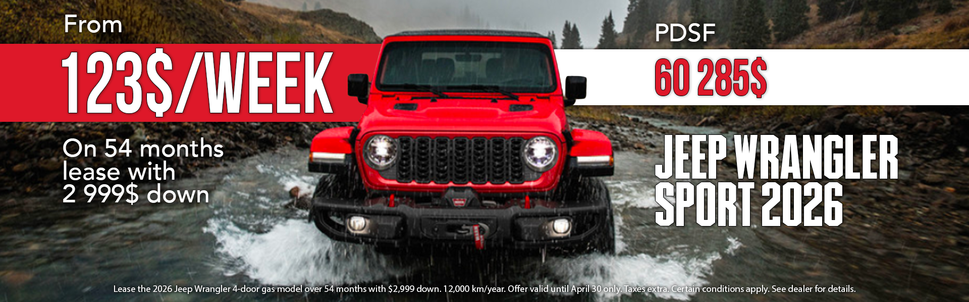You Dream of the Jeep Wrangler Sport 2026? It's Now or Never!