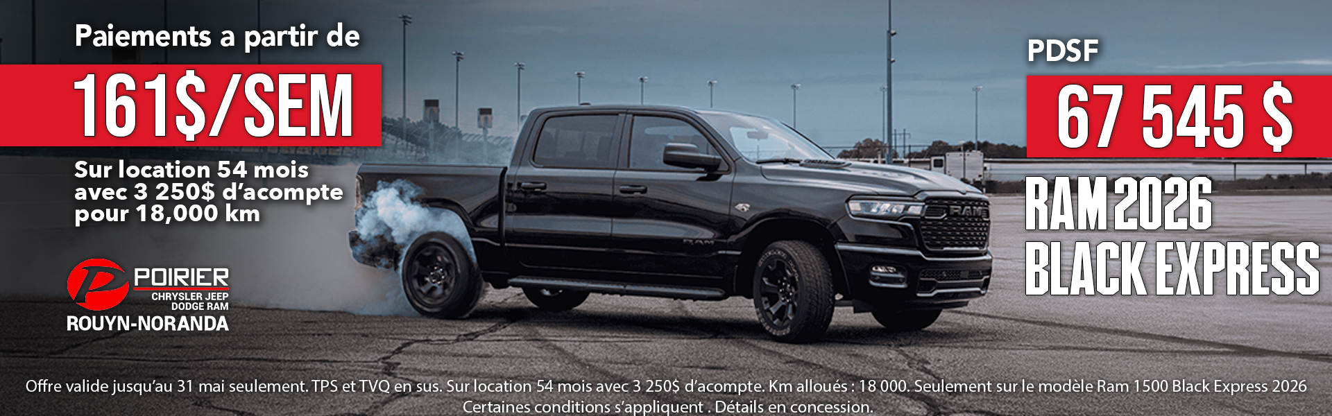 Ram Black Express 2026 : le meilleur rapport qualité prix