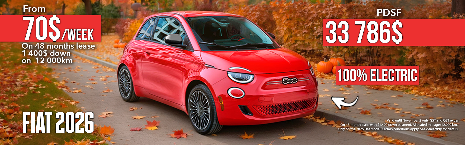 Fiat 500 2026 : economic, practical, stylish