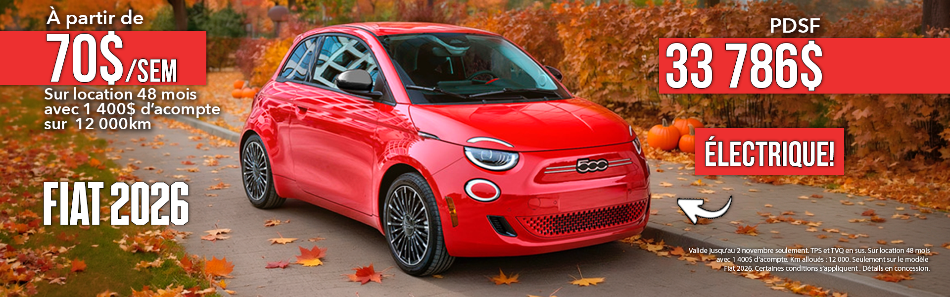 Fiat 500 2026 : Économique, pratique et stylée