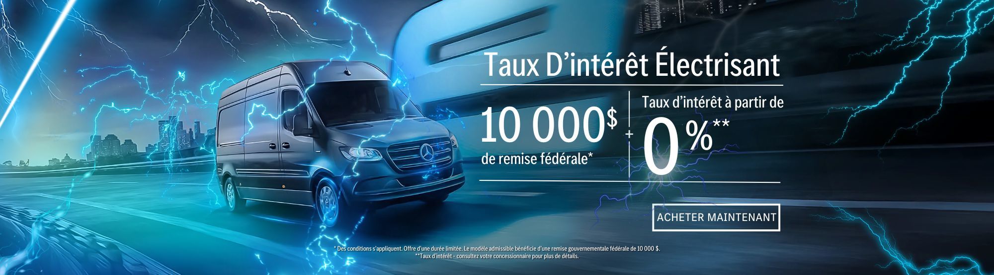 TAUX D'INTÉRÊT ÉLECTRISANT