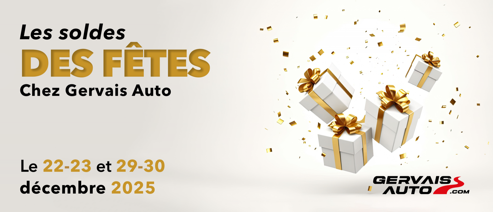 Les soldes des fêtes