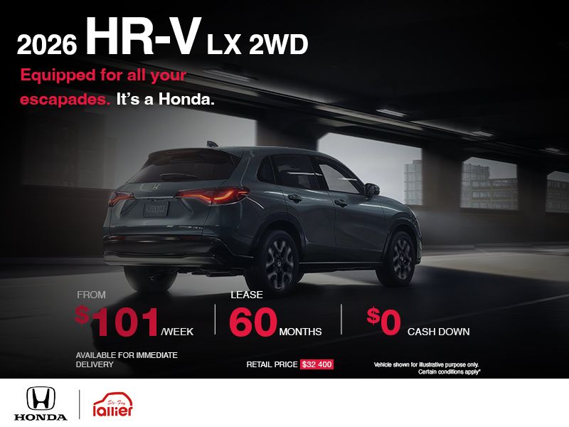 2026 HR-V LX 2WD