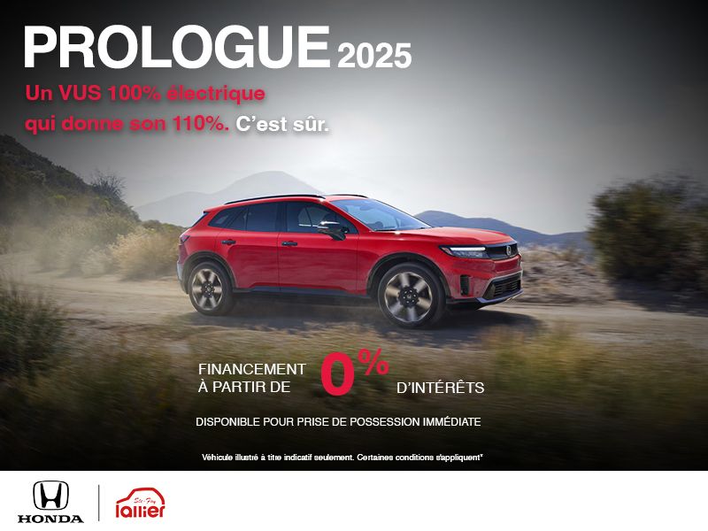 Prologue 2025 | 100% électrique !