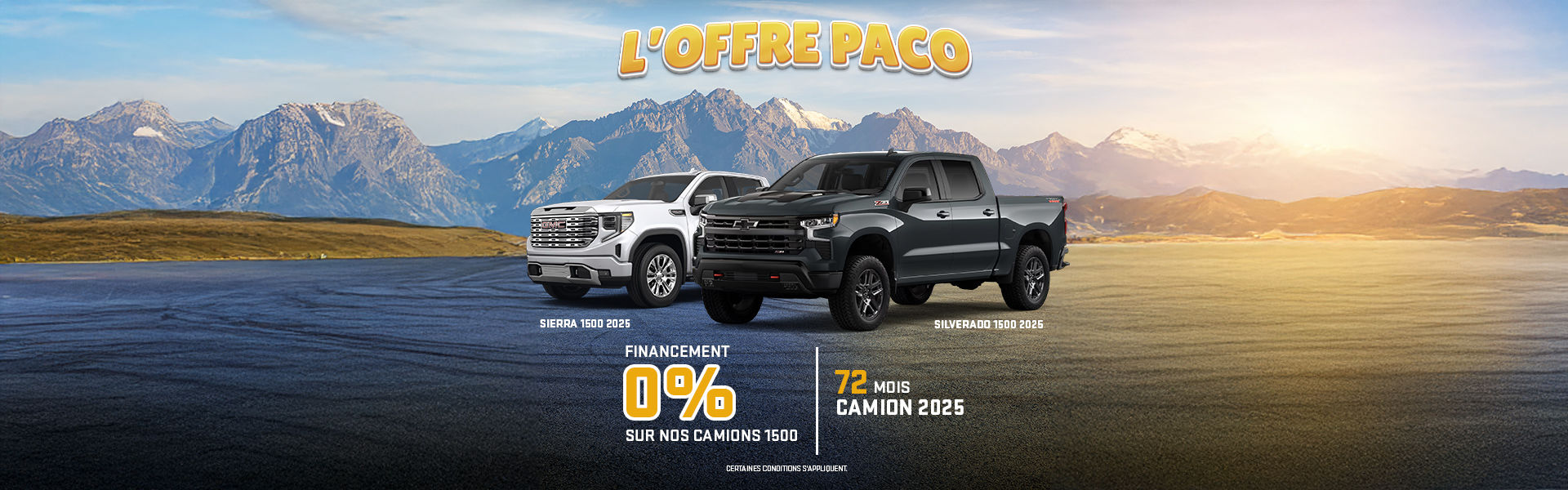Offre Camion