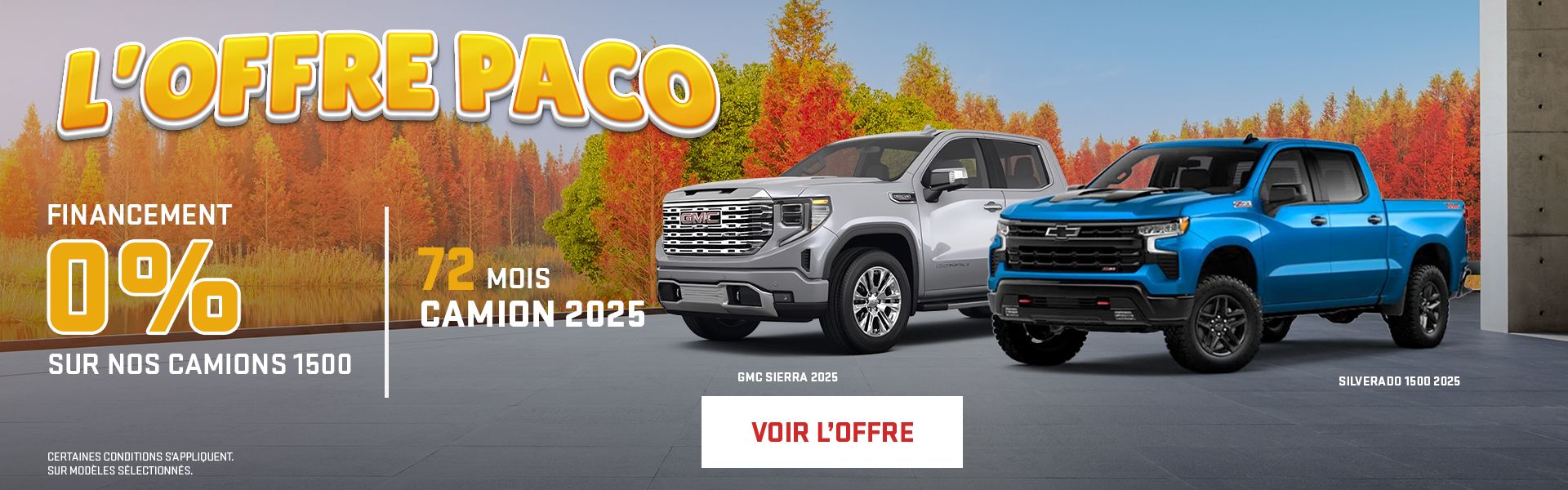 L'offre Camion