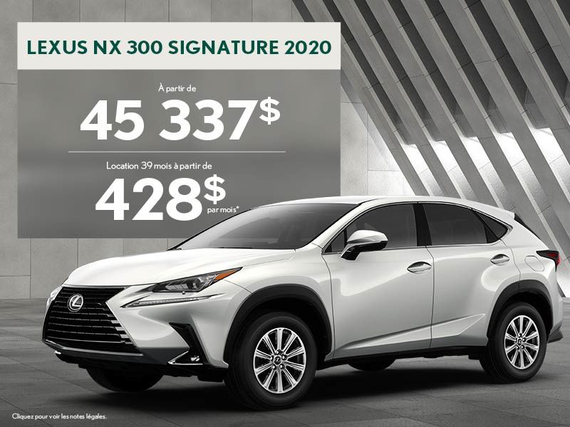 NX 2020 - Promotion août