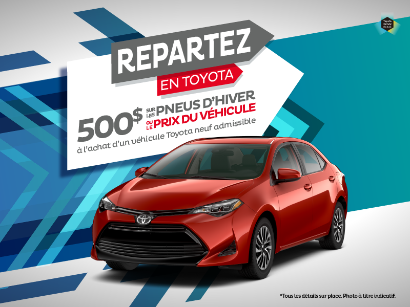 Promo - repartez en Toyota